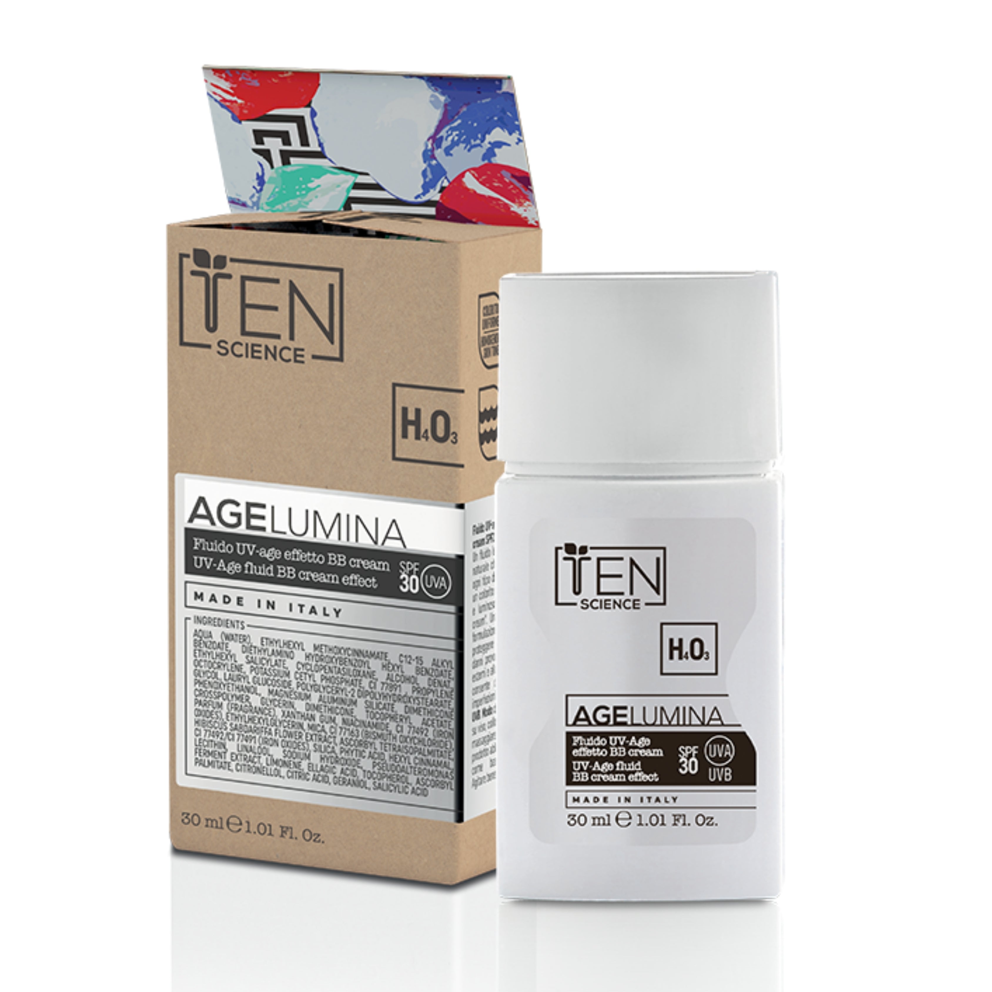 TEN SCIENCE UV-AGE FLUID BB CREAM EFFECT SPF30