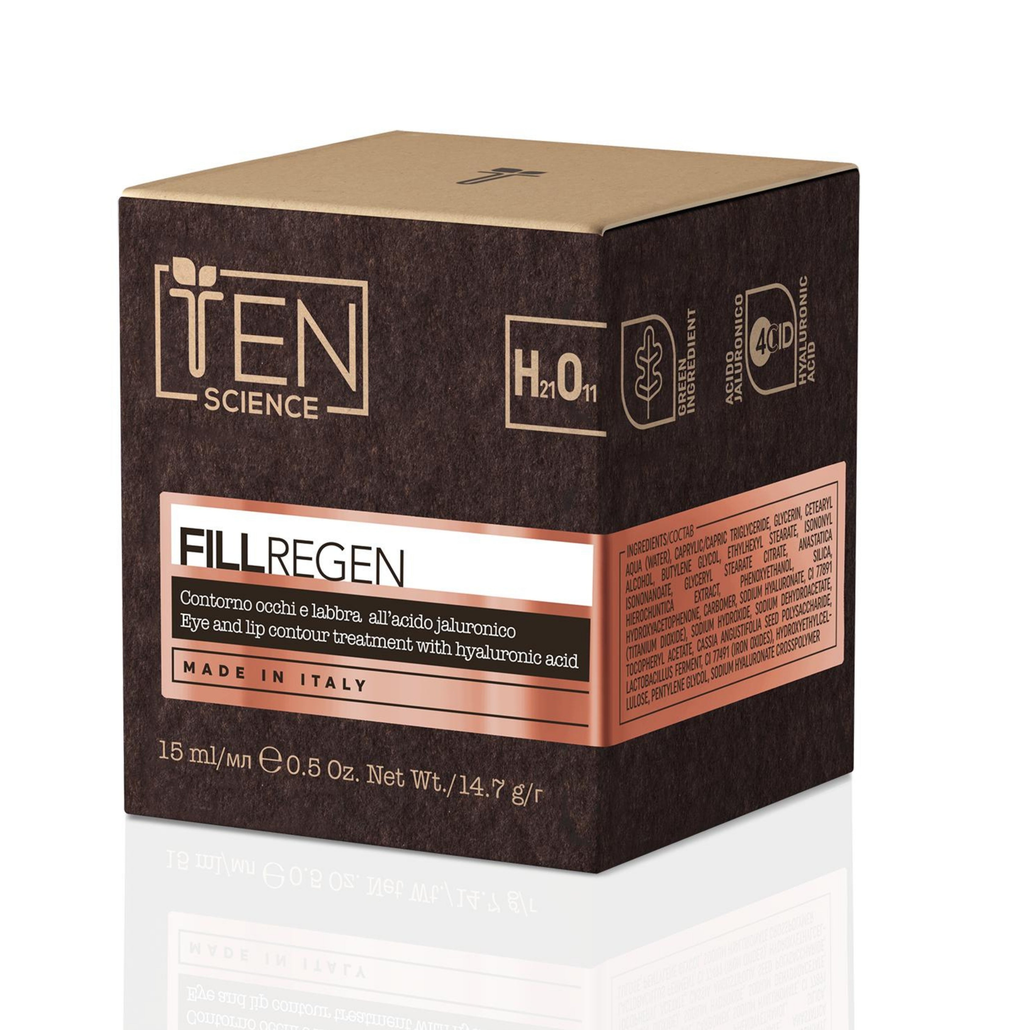 TEN SCIENCE FILL REGEN EYE AND LIP CONTOUR TREATMENT 15 ML