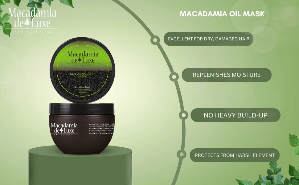 Macadamia De Luxe Hair Mask 250 ML