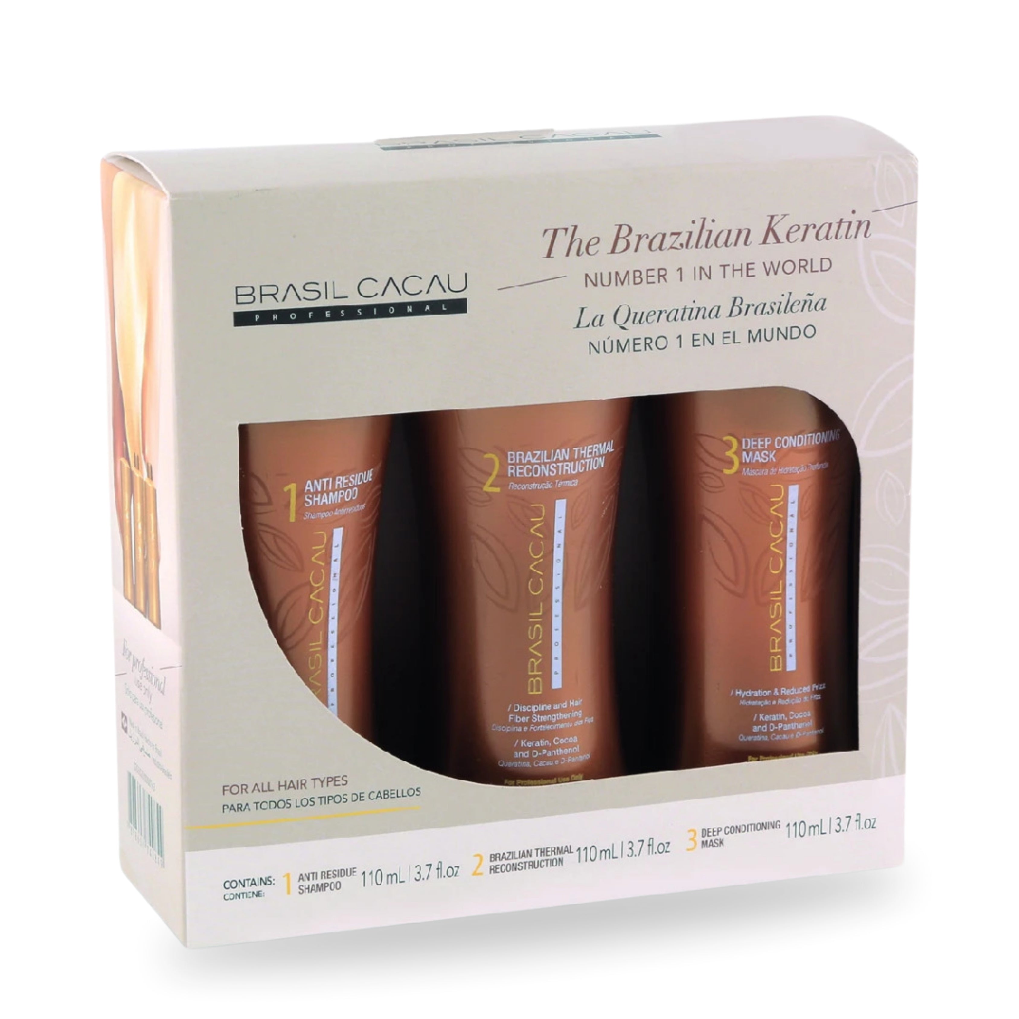 Cadiveu Brasil Cacau Keratin Kit 3X110 ml